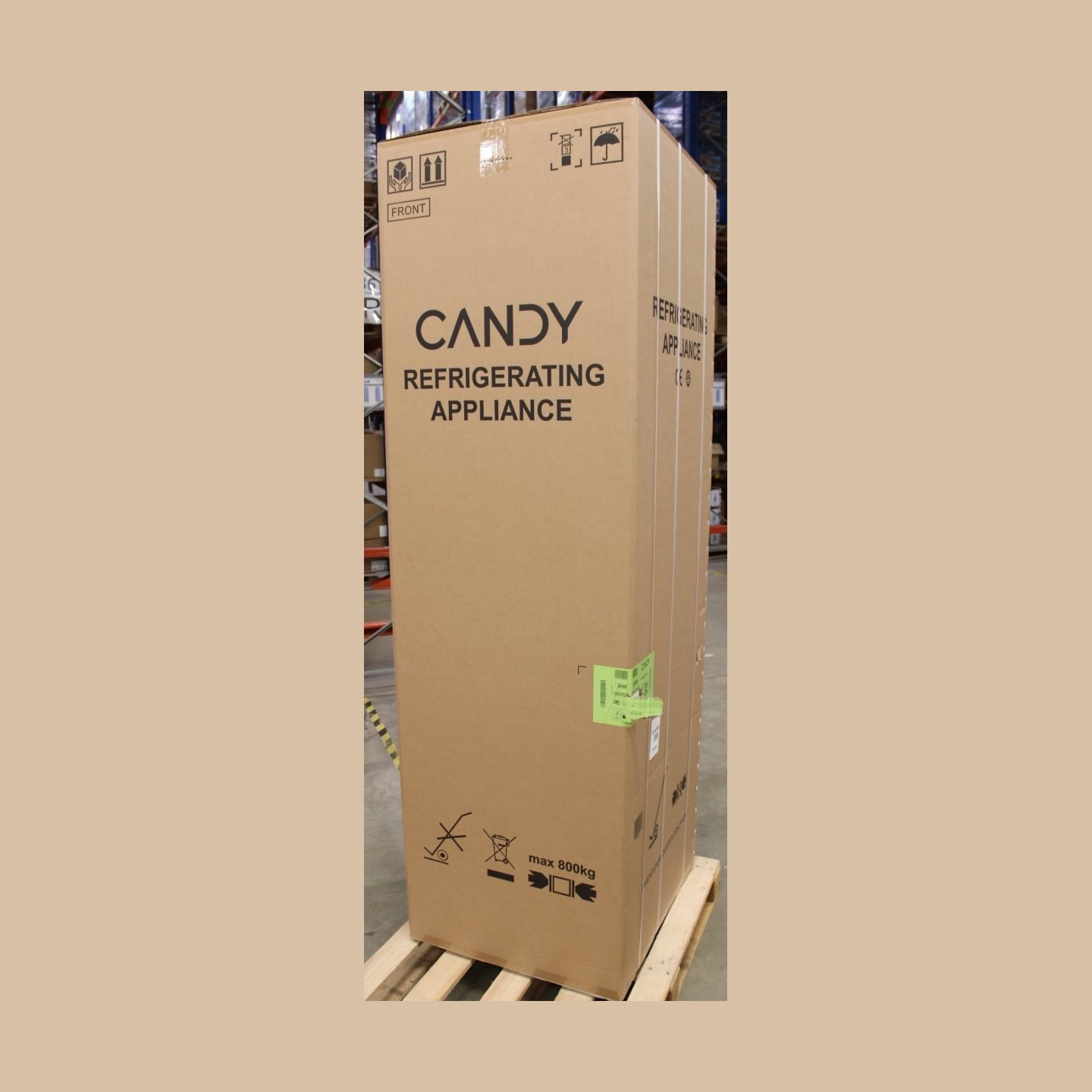 Candy ECN2CQTEX206 Refrigerator, E, Freestanding, Combi, Height 205cm, Fridge net 289 L, Freezer net 120 L, Stainless steel |  |
