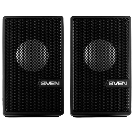Sven Acoustics power is 6 W — this is a modest figure, but the desktop solution doesn't require more. 47 mm drivers provide a fr