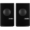 Sven Acoustics power is 6 W — this is a modest figure, but the desktop solution doesn't require more. 47 mm drivers provide a fr