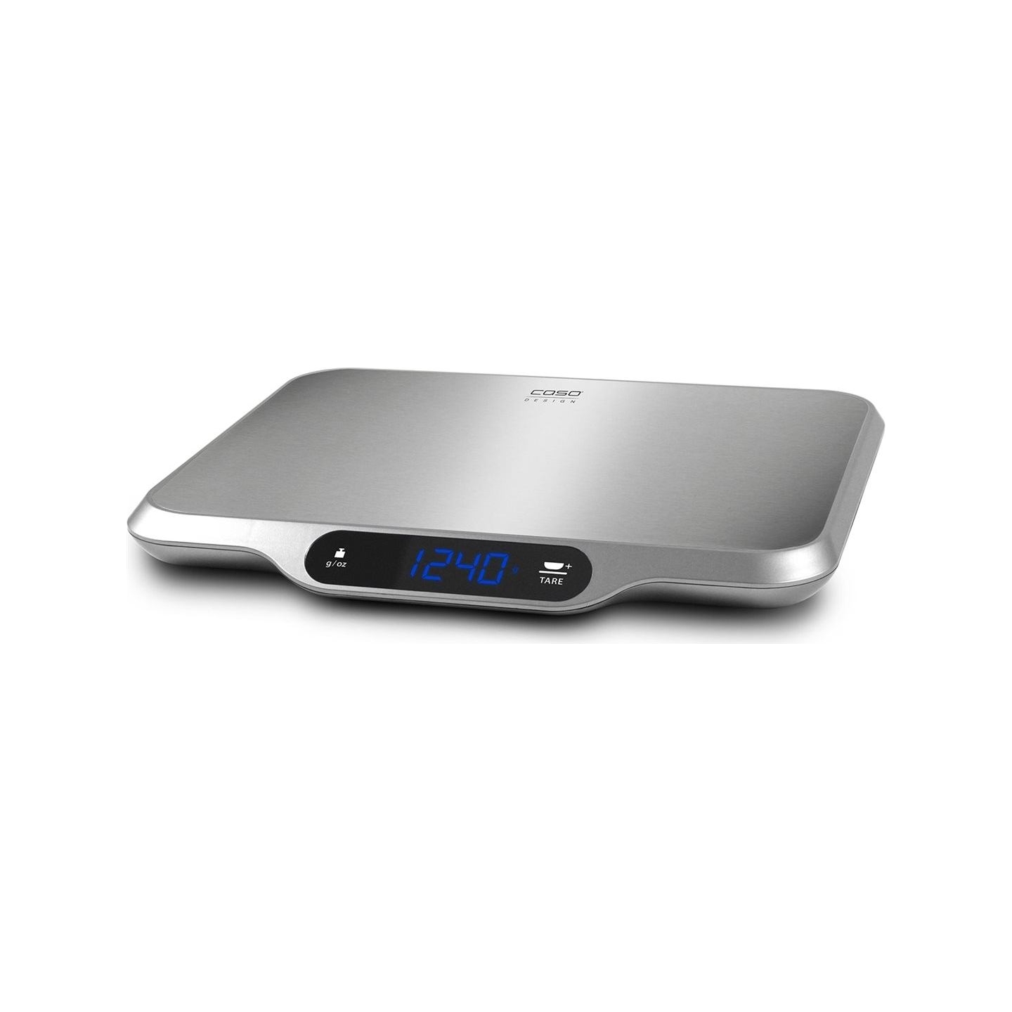 Caso | Kitchen scale | L 15 | Maximum weight (capacity) 15 kg | Graduation 1 g | Display type LCD Display | Stainless steel