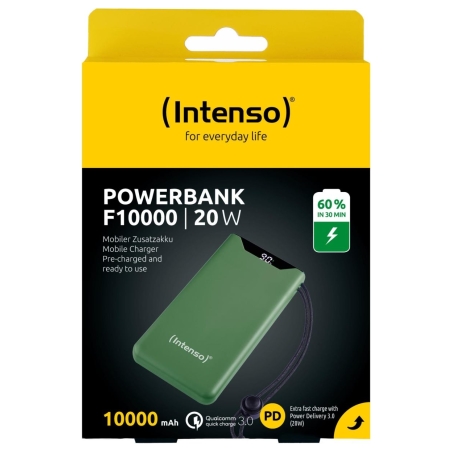 Intenso POWER BANK USB 10000MAH QC3.0/GREEN 7332037 INTENSO