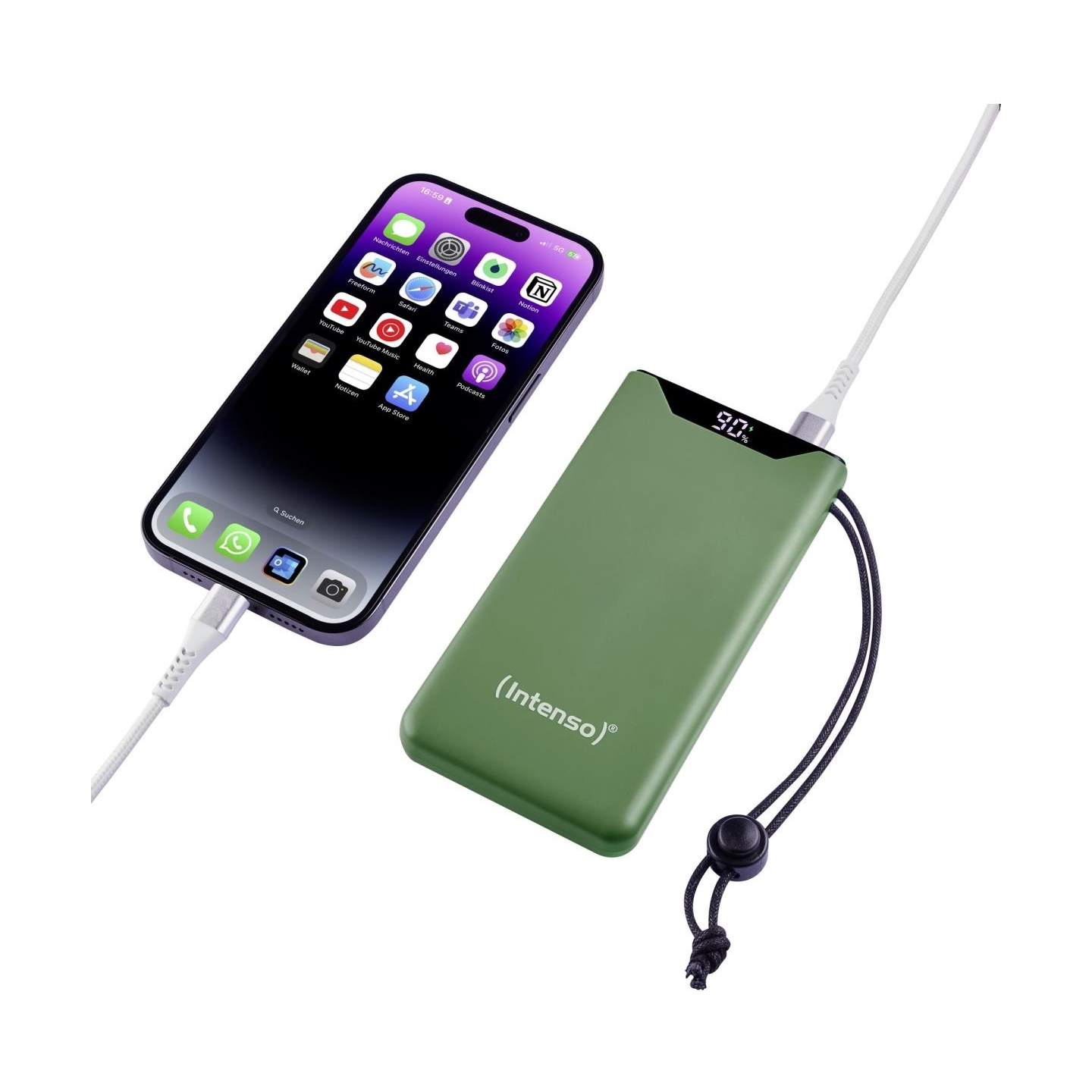 Intenso POWER BANK USB 10000MAH QC3.0/GREEN 7332037 INTENSO