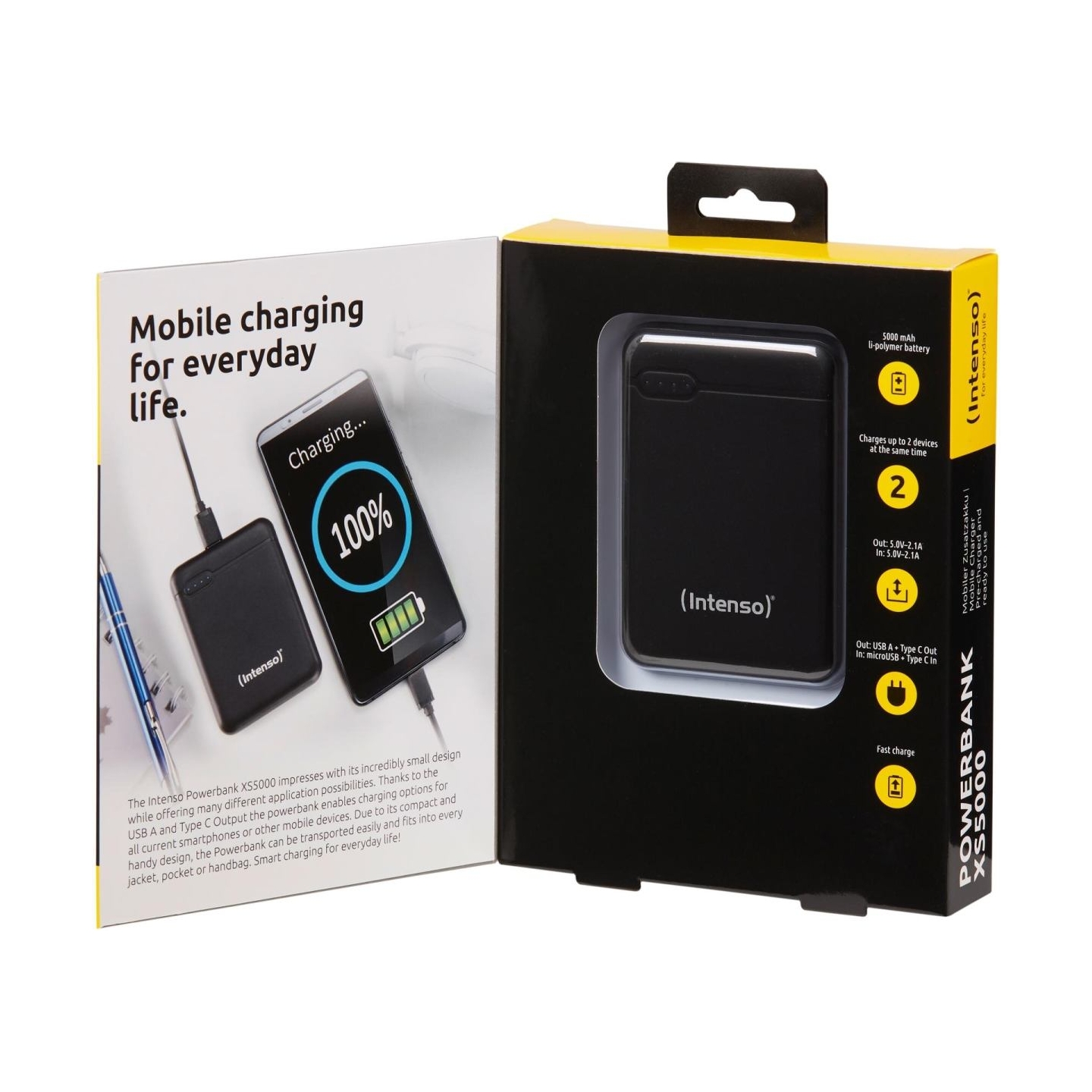 Intenso POWER BANK USB 5000MAH/BLACK 7313520 INTENSO