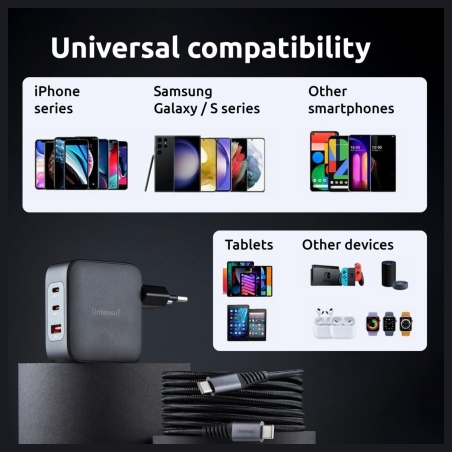 Intenso POWER ADAPTER USB-C GAN +C520C/7810010 INTENSO