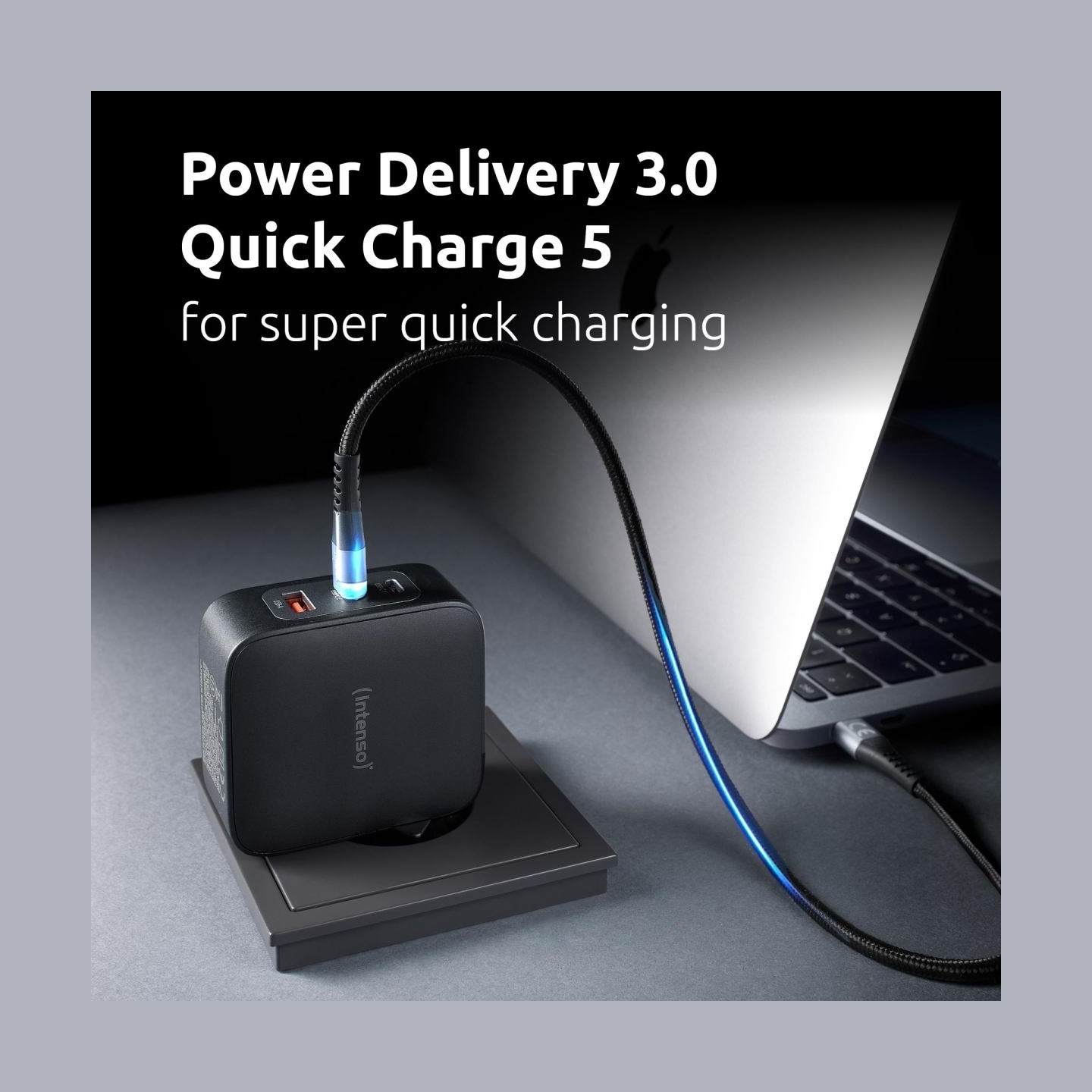 Intenso POWER ADAPTER USB-C GAN +C520C/7810010 INTENSO