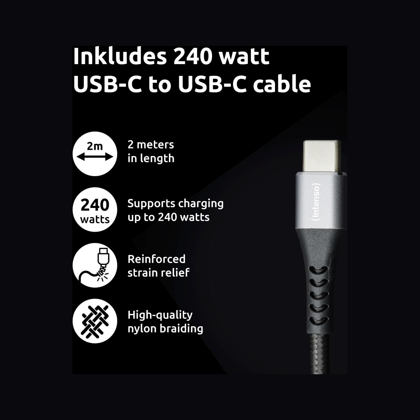 Intenso POWER ADAPTER USB-C GAN +C520C/7810010 INTENSO