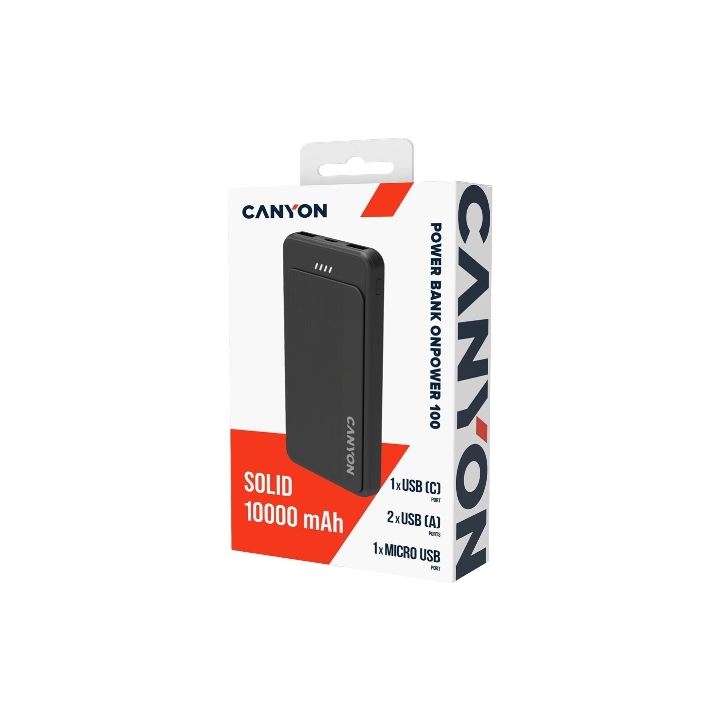 Canyon power bank OnPower 100  10000mAh Black