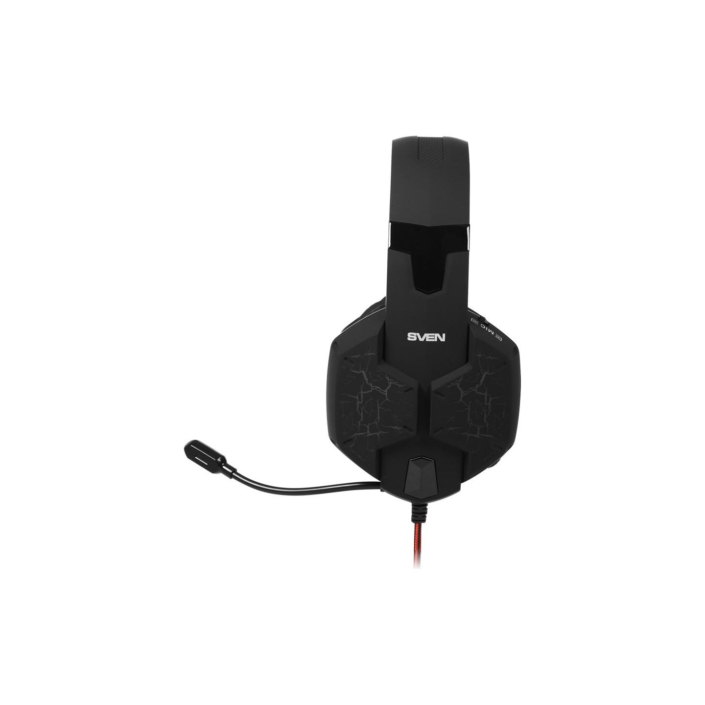 Sven Gaming headphones with microphone SVEN AP-U988MV black-red