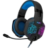 Sven Gaming headphones with microphone SVEN AP-U980MV black-blue (USB, LED, 7.1)