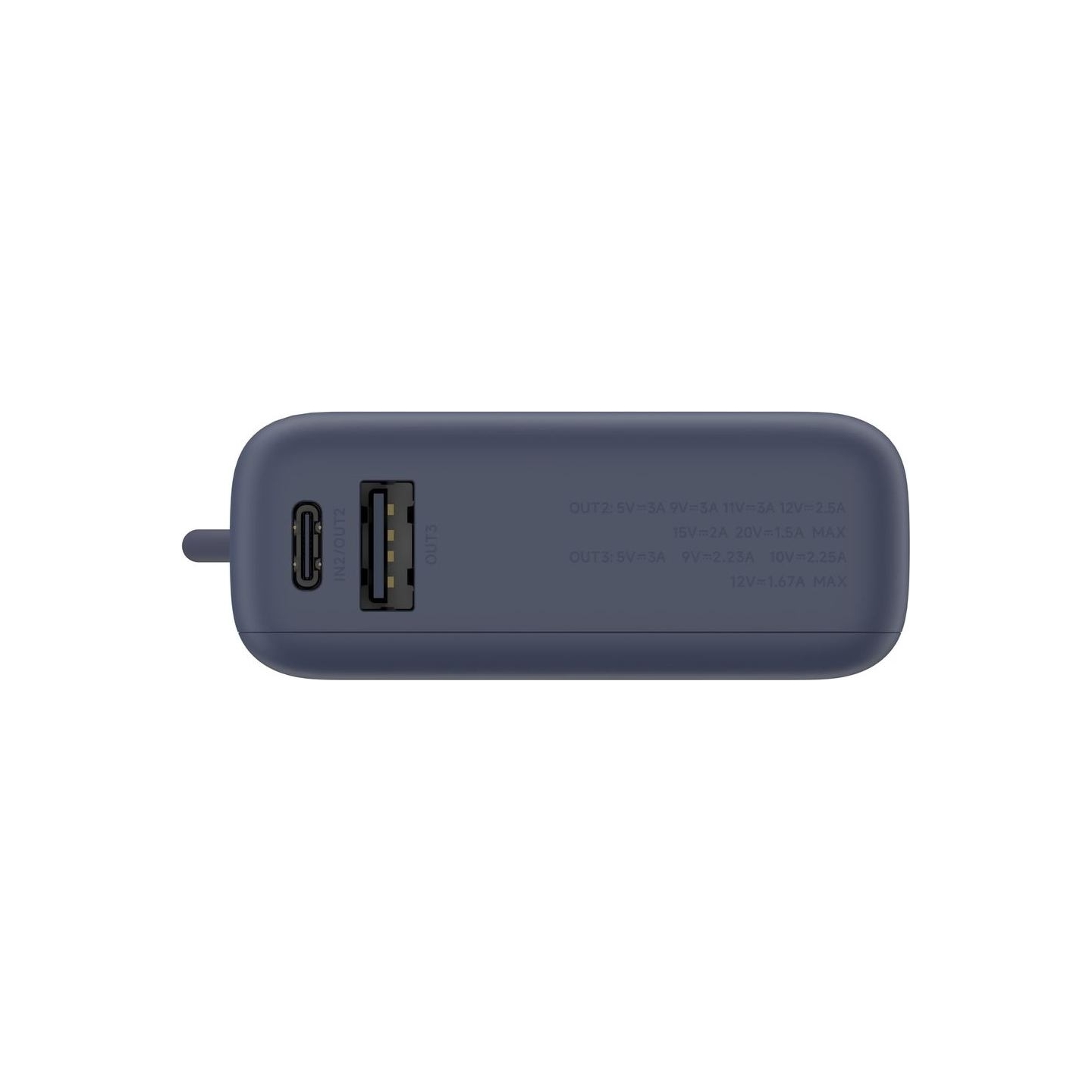 Xiaomi 33W Power Bank (Integrated Cable) | 10000 mAh | USB-C | Ice Blue