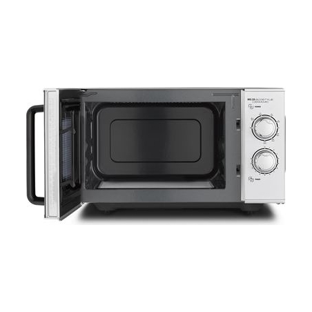 Caso | Ceramic Microwave Oven with Grill | MG 25 Ecostyle | Free standing | 900 W | 25 L | Grill | Silver