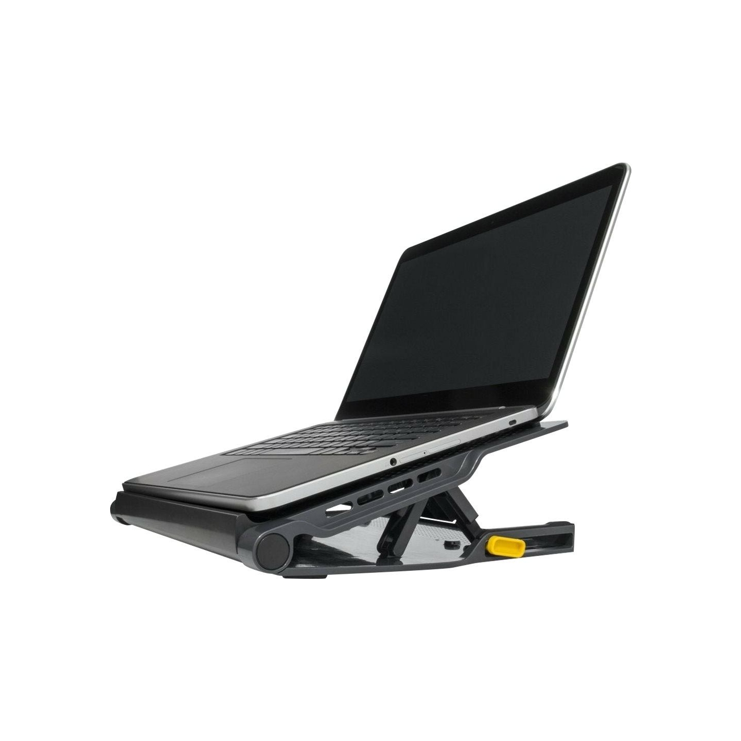 Targus Stand | Chill Mat with 4 USB-A Port Hub - for up to 16-inch Laptops | Black/Grey