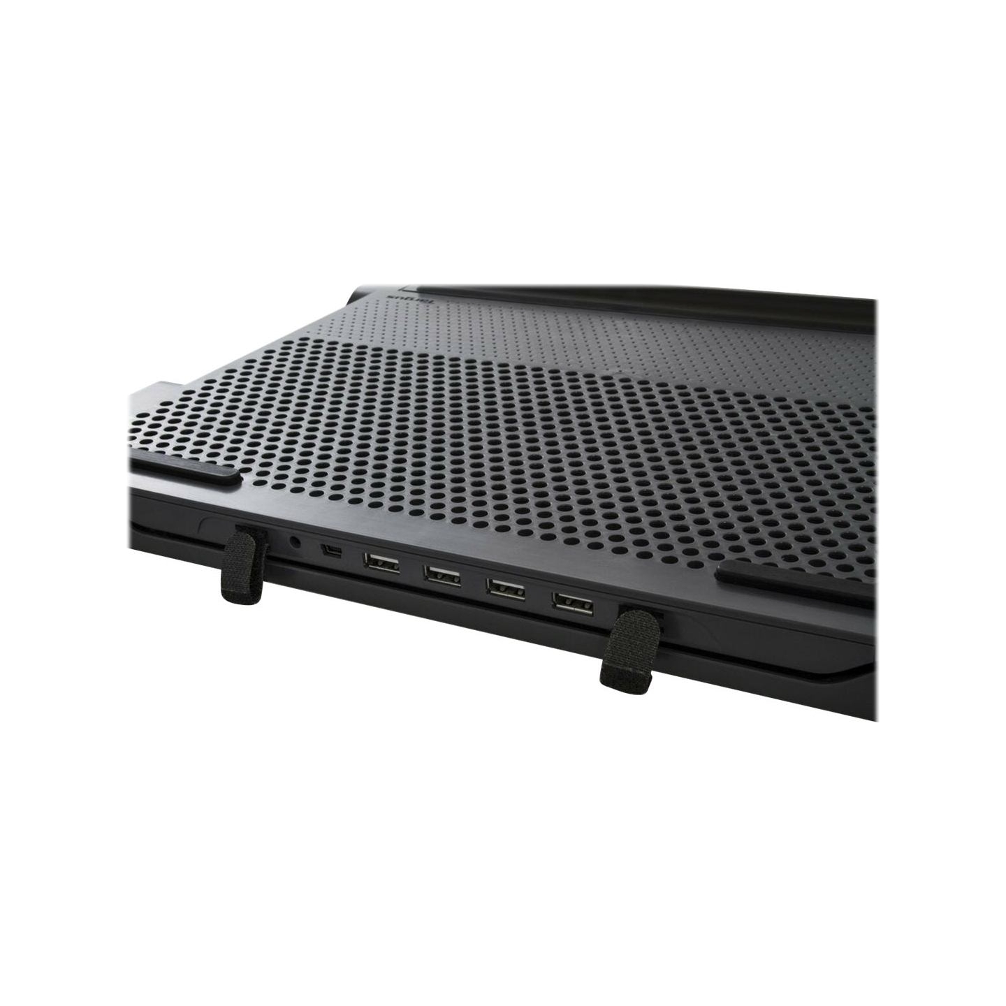 Targus Stand | Chill Mat with 4 USB-A Port Hub - for up to 16-inch Laptops | Black/Grey