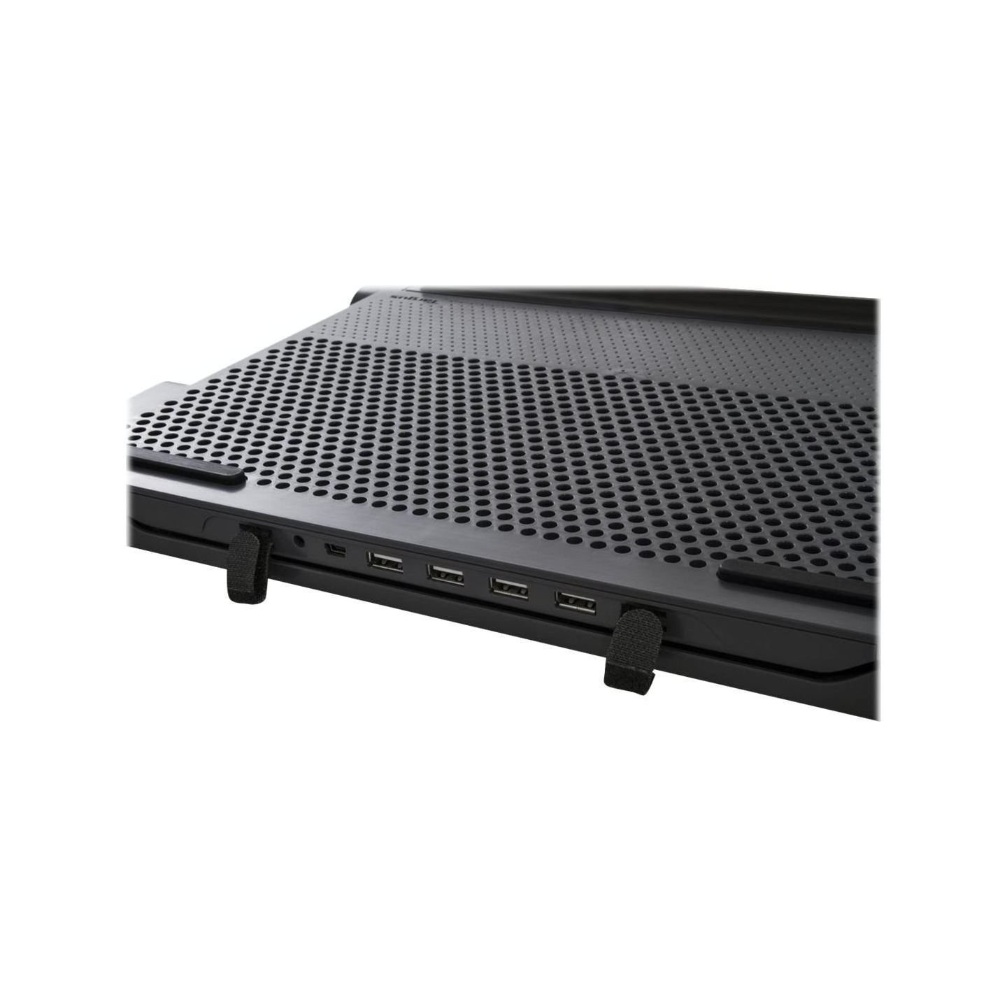 Targus Stand | Chill Mat with 4 USB-A Port Hub - for up to 16-inch Laptops | Black/Grey