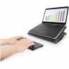 Targus Stand | Chill Mat with 4 USB-A Port Hub - for up to 16-inch Laptops | Black/Grey