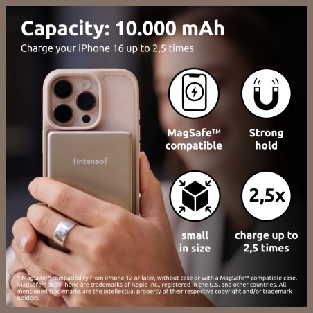 Intenso POWER BANK USB 10000MAH MAG/CHAMPAGNE 7344031 INTENSO
