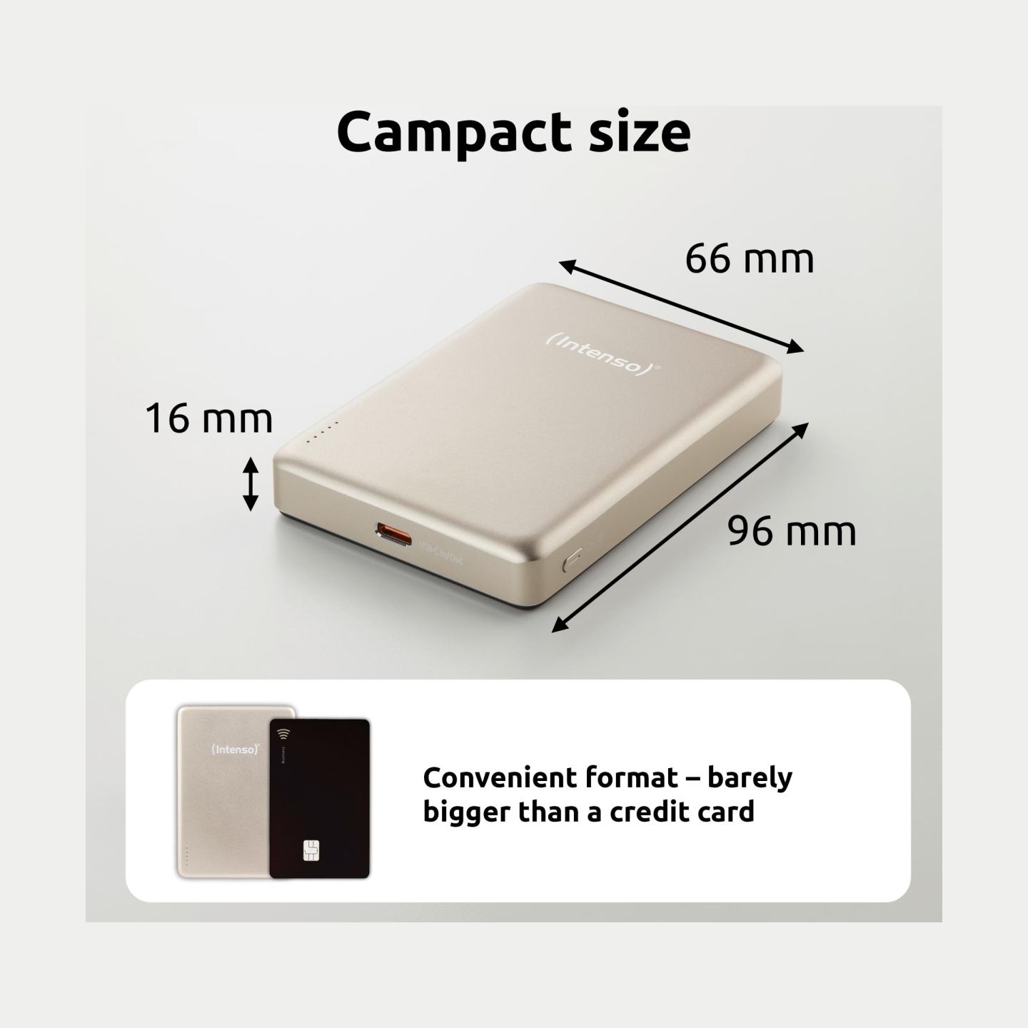 Intenso POWER BANK USB 10000MAH MAG/CHAMPAGNE 7344031 INTENSO