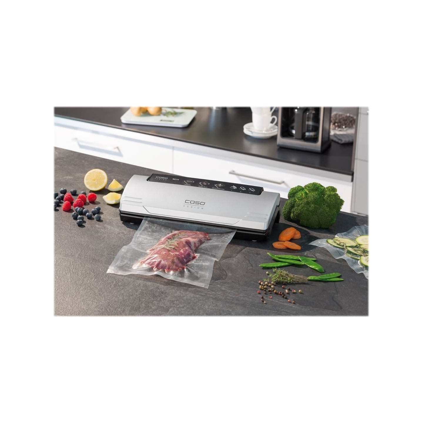 Caso | Bar Vacuum sealer | VC11 | Power 120 W | Temperature control | Stainless steel