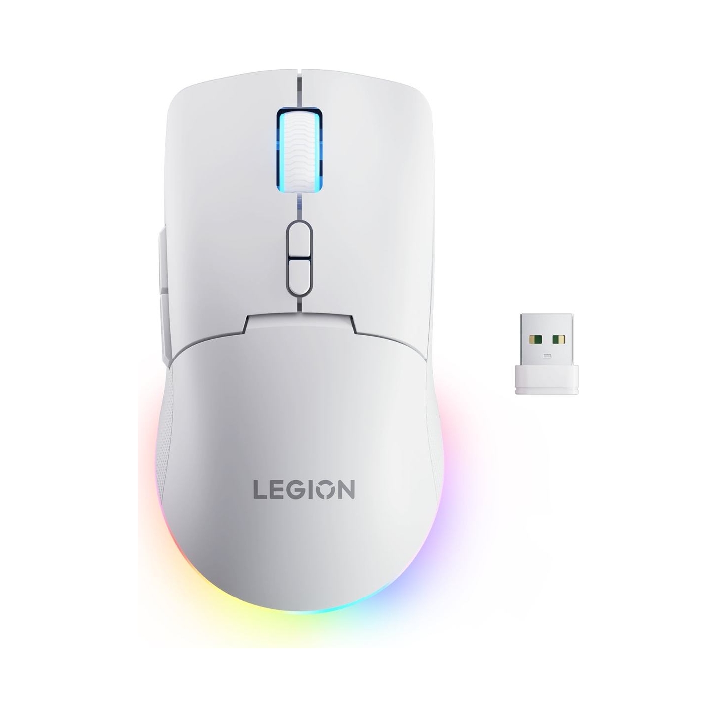 Lenovo RGB Gaming Mouse | Legion M220 | Wireless | 2.4 GHz, Bluetooth, Wired | Glacier White