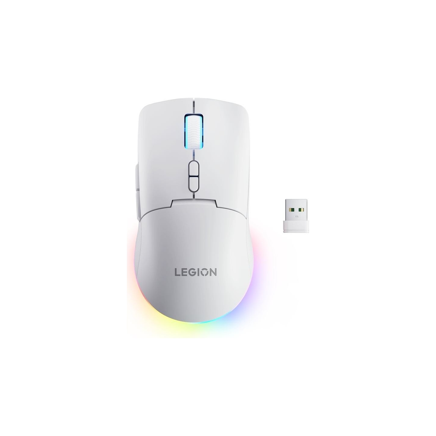 Lenovo RGB Gaming Mouse | Legion M220 | Wireless | 2.4 GHz, Bluetooth, Wired | Glacier White