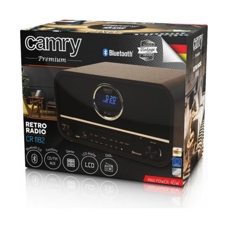 Camry Radio retro Camry CR1182 DAB+ USB BT