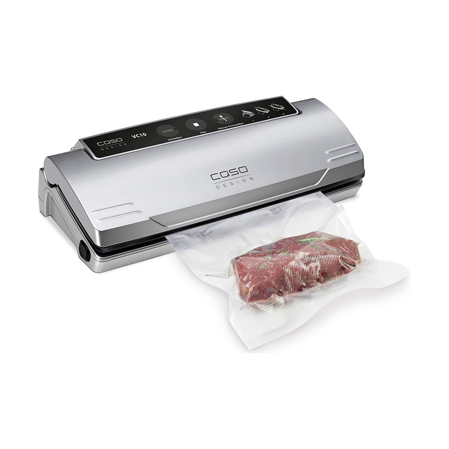 Caso | Bar Vacuum sealer | VC10 | Power 110 W | Temperature control | Silver