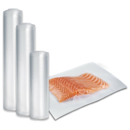 Caso | Foil set 2 for vacuuming + Sous Vide Cooking | 01236 | Dimensions (W x L) 30 x 40 cm, 20 x 600 cm, 28 x 600 cm, 30 x 600 