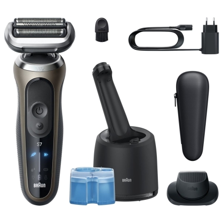 Braun 72-C7200cc Series 7 Shaver, Black/Gold | Braun