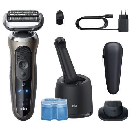 Braun 72-C7200cc Series 7 Shaver, Black/Gold | Braun