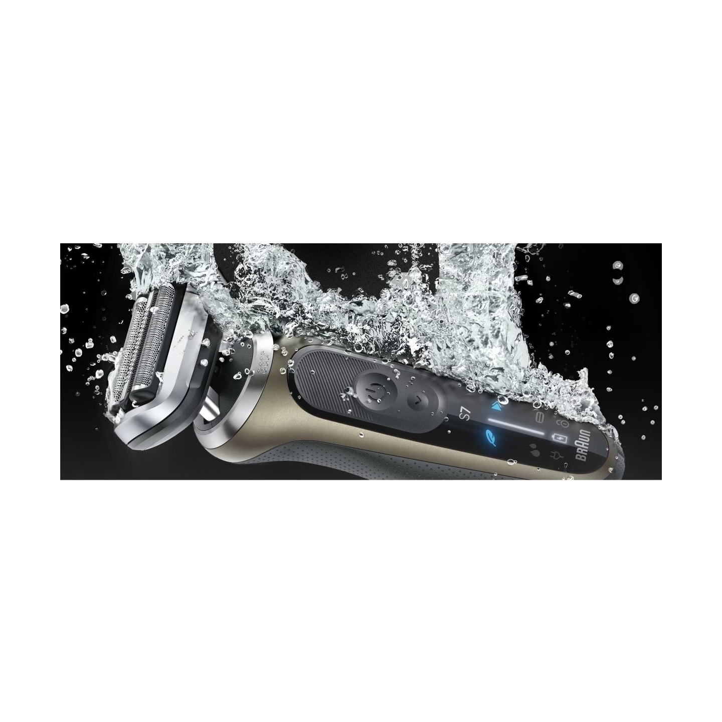 Braun 72-C7200cc Series 7 Shaver, Black/Gold | Braun