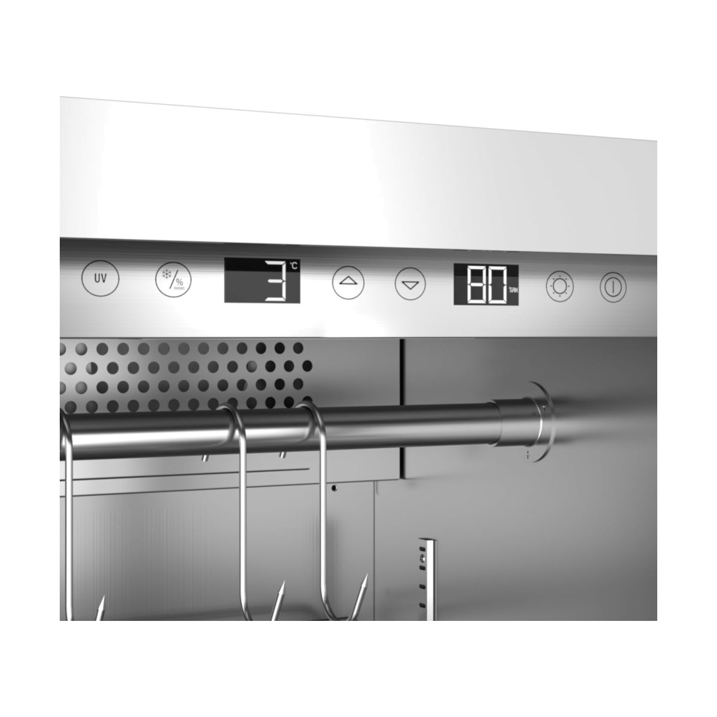 Caso | Dry aging cabinet with compressor technology | DryAged Master 125 | Energy efficiency class Not apply | Food-ageing cabin