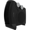 Cecotec ReadyWarm 2000 Max Dual Black | Fan heater | 2000 W | Number of power levels 3 | Suitable for rooms up to 20 m² | Black