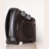 Cecotec ReadyWarm 2000 Max Dual Black | Fan heater | 2000 W | Number of power levels 3 | Suitable for rooms up to 20 m² | Black