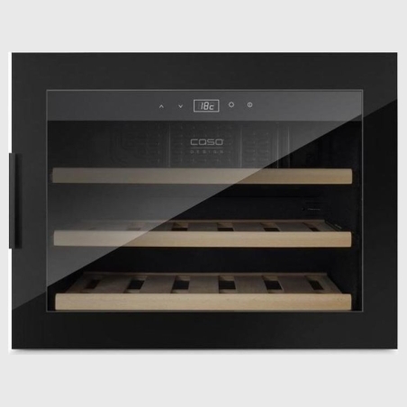 Caso | Wine cooler | WineSafe 18 EB | Energy efficiency class G | Built-in | Bottles capacity 18 bottles | Cooling type Compress