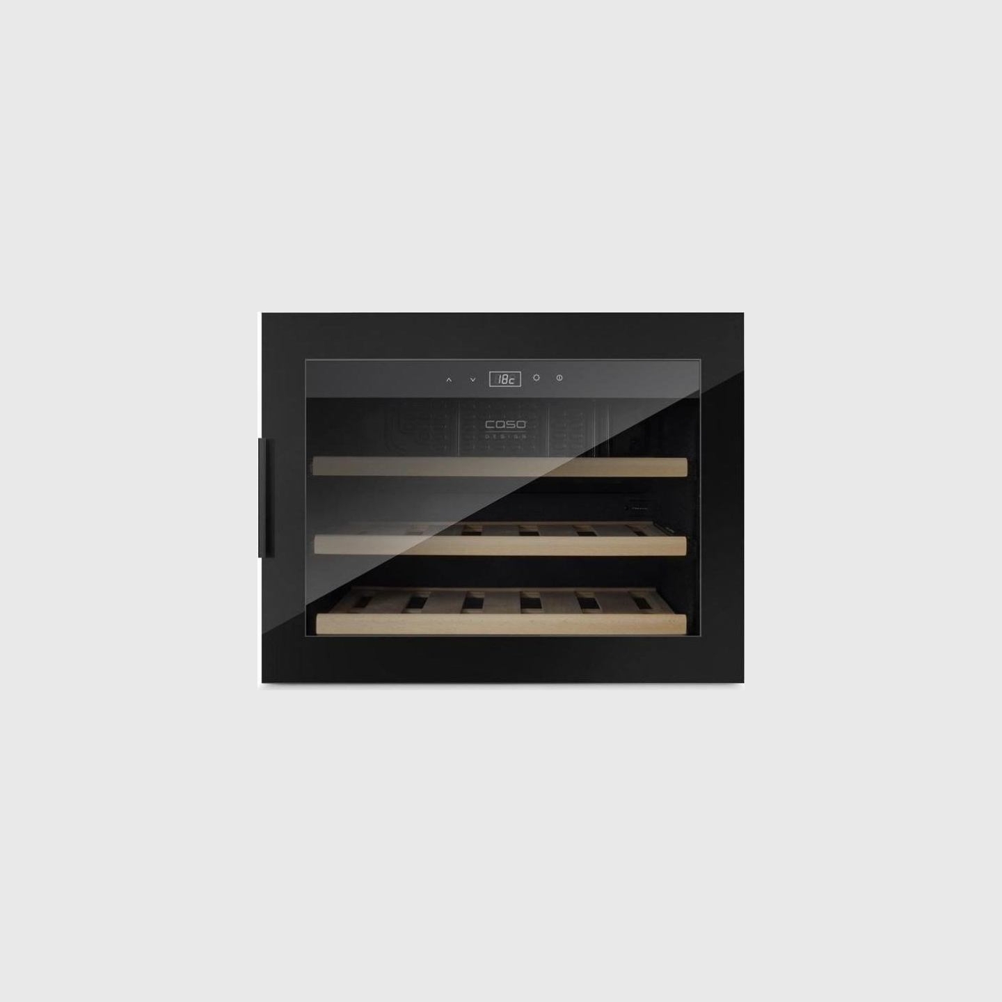 Caso | Wine cooler | WineSafe 18 EB | Energy efficiency class G | Built-in | Bottles capacity 18 bottles | Cooling type Compress