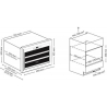 Caso | Wine cooler | WineSafe 18 EB | Energy efficiency class G | Built-in | Bottles capacity 18 bottles | Cooling type Compress