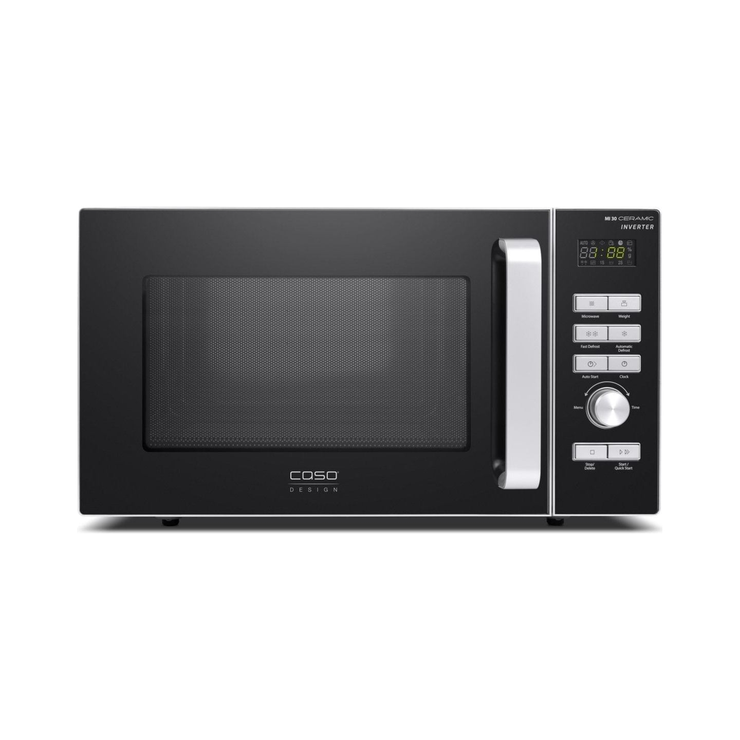 Caso | Ceramic Inverter Microwave | MI 30 | Free standing | 30 L | 1000 W | Grill | Black