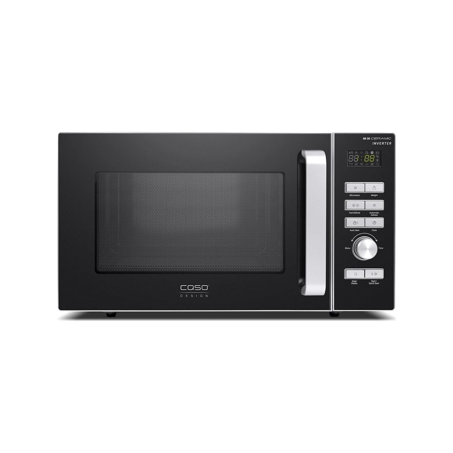 Caso | Ceramic Inverter Microwave | MI 30 | Free standing | 30 L | 1000 W | Grill | Black