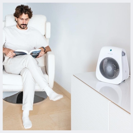 Cecotec ReadyWarm 2000 Max Force White | Fan heater | 2000 W | Number of power levels 2 | Suitable for rooms up to 20 m² | White