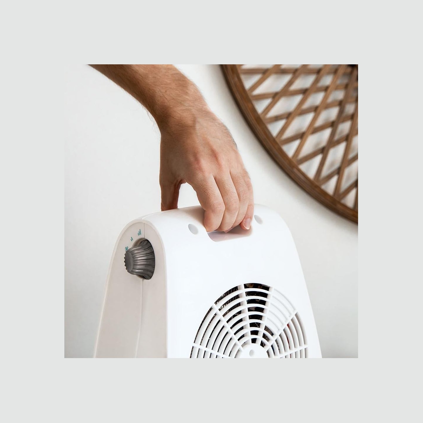 Cecotec ReadyWarm 2000 Max Force White | Fan heater | 2000 W | Number of power levels 2 | Suitable for rooms up to 20 m² | White
