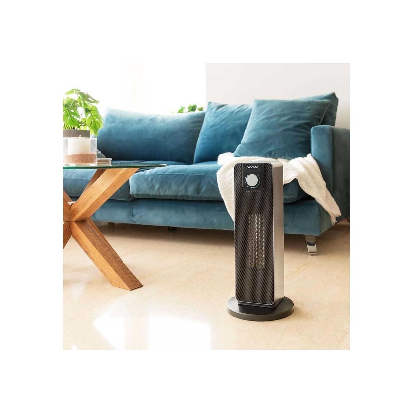 Cecotec ReadyWarm 2000 Max Ceramic Rotate | Ceramic Heater | 2000 W | Number of power levels 3 | Suitable for rooms up to 20 m² 