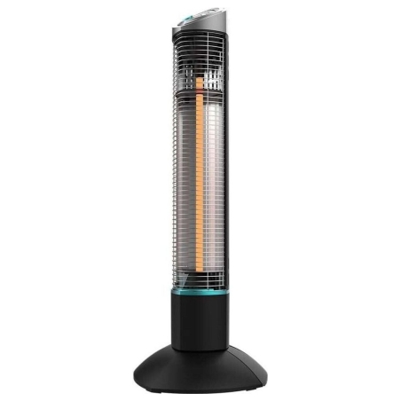 Cecotec ReadyWarm 1000 Power Tower | Halogen Heater | 1000 W | Number of power levels 2 | Black | IP55