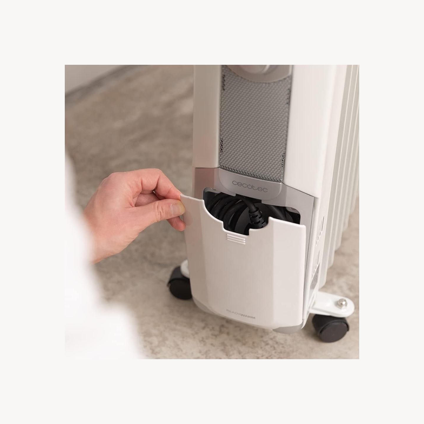 Cecotec ReadyWarm 11000 Space | Oil Radiator | 2500 W | Number of power levels 3 | Suitable for rooms up to 25 m² | White