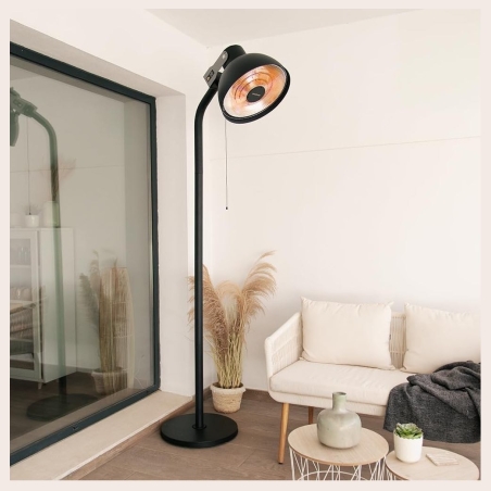Cecotec ReadyWarm 21000 Carbon Focus | Infrared Heater | 2100 W | Number of power levels 3 | Suitable for rooms up to 20 m² | Bl
