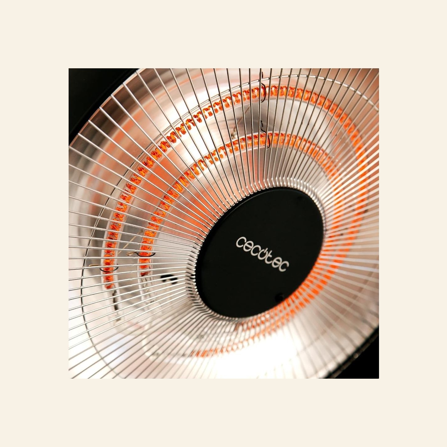 Cecotec ReadyWarm 21000 Carbon Focus | Infrared Heater | 2100 W | Number of power levels 3 | Suitable for rooms up to 20 m² | Bl