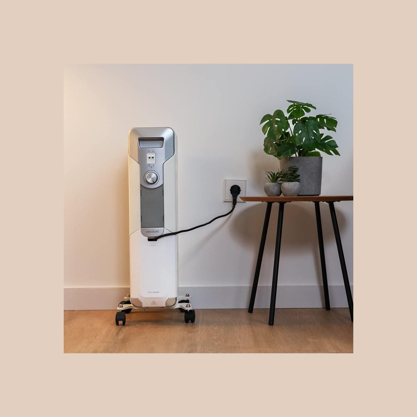 Cecotec ReadyWarm 7000 Space | Oil Radiator | 1500 W | Number of power levels 3 | Suitable for rooms up to 15 m² | White
