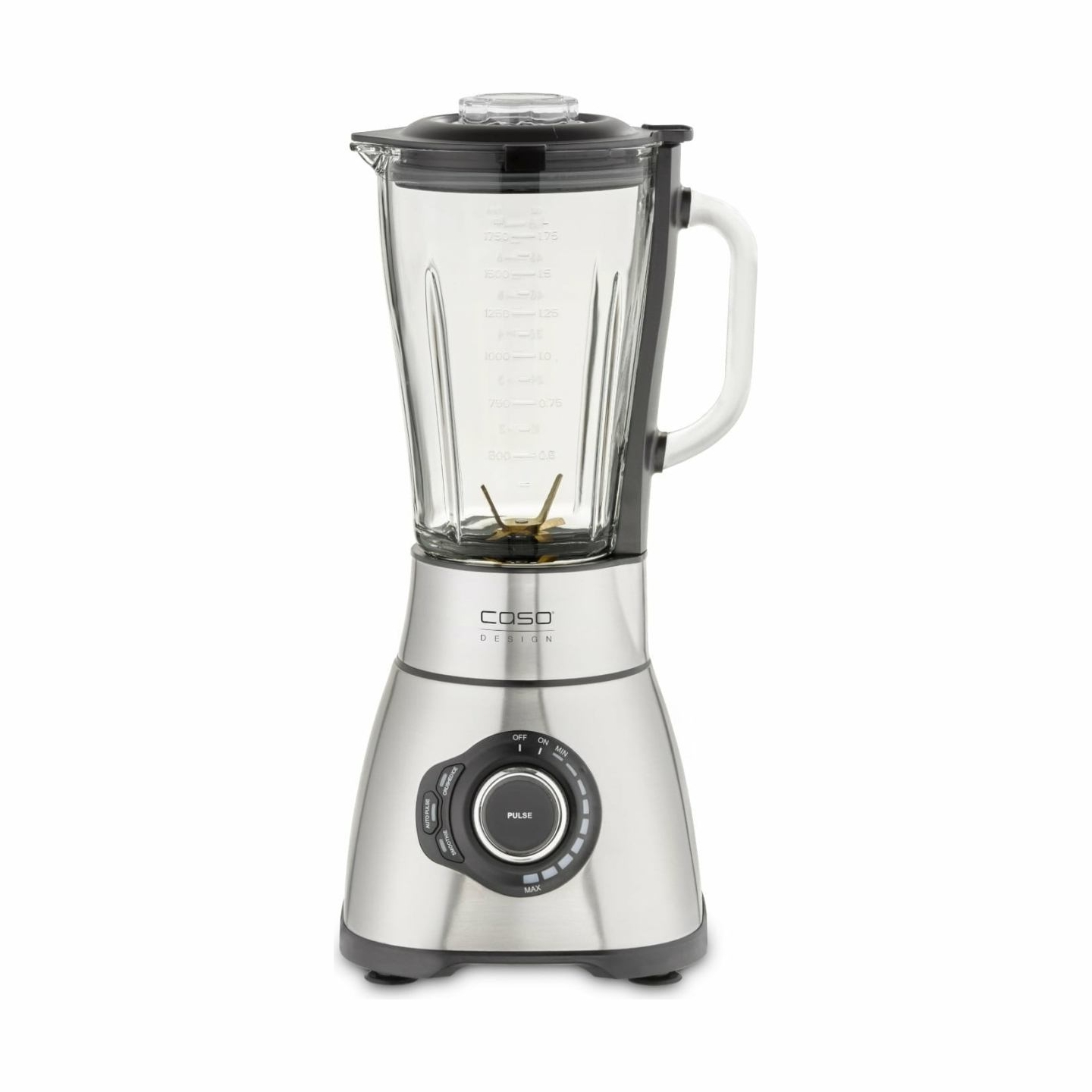 Caso | Blender | B1800 | Tabletop | 1800 W | Jar material Glass | Jar capacity 1.75 L | Ice crushing | Mini chopper | Stainless 