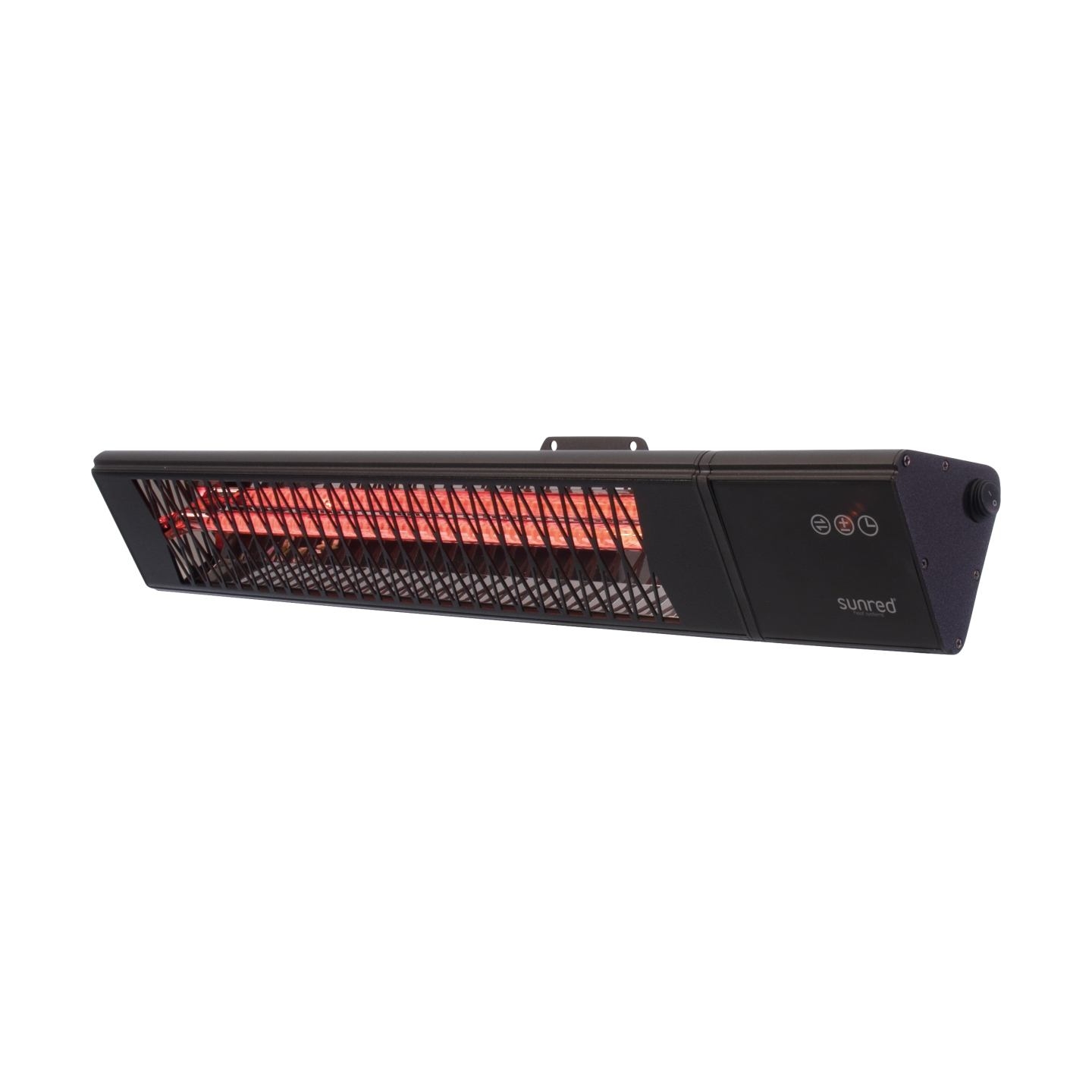 Sunred | Heater | PRO25W-SMART, Triangle Dark Smart Wall | Infrared | 2500 W | Black | IP55