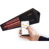 Sunred | Heater | PRO25W-SMART, Triangle Dark Smart Wall | Infrared | 2500 W | Black | IP55