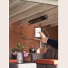 Sunred | Heater | PRO25W-SMART, Triangle Dark Smart Wall | Infrared | 2500 W | Black | IP55